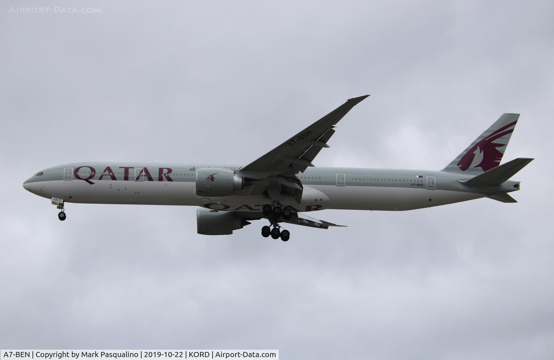 A7-BEN, 2017 Boeing 777-300/ER C/N 64064, Boeing 777-300/ER