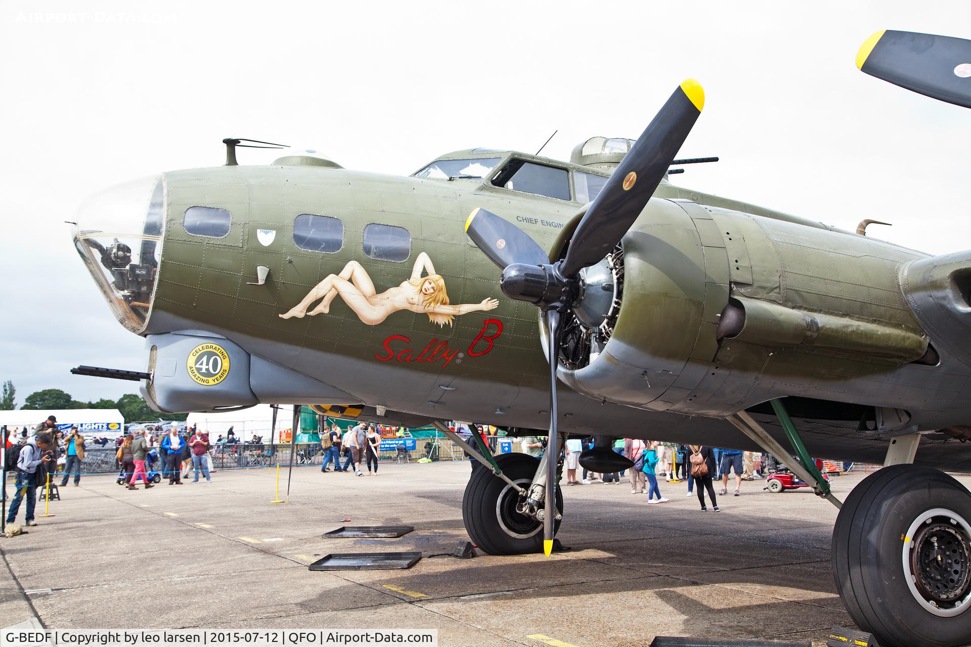 G-BEDF, 1944 Boeing B-17G Flying Fortress C/N 8693, Duxford 12.7.2015