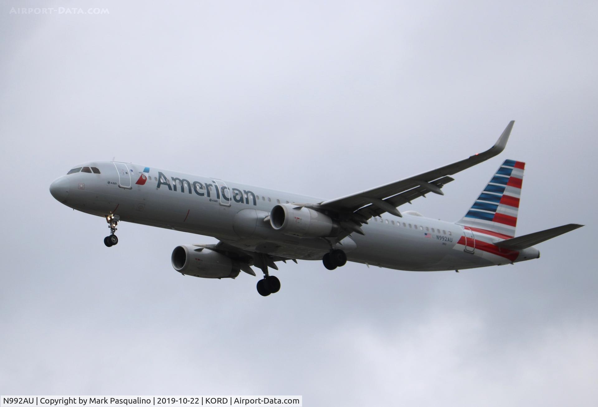 N992AU, 2016 Airbus A321-231 C/N 7157, Airbus A321-231