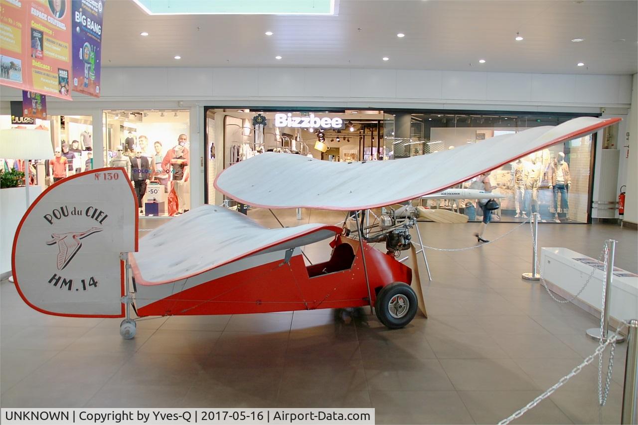 UNKNOWN, Mignet HM.14 Pou-du-Ciel C/N Unknown-1, Pou du ciel HM.14 cn 130, displayed at Bordeaux, CAEA collection