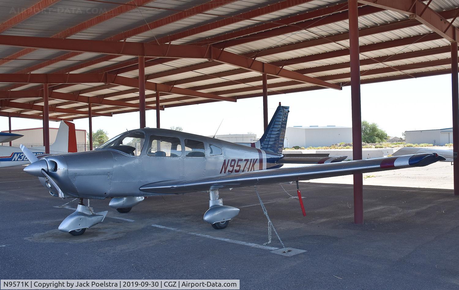 N9571K, 1976 Piper PA-28-151 C/N 28-7615213, Based at Casa Grande muni airport AZ