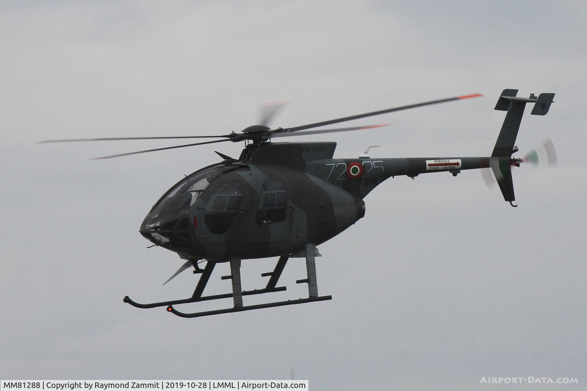 MM81288, Agusta NH-500E C/N 226, Agusta NH-500E MM81288/72-25 Italian Air Force
