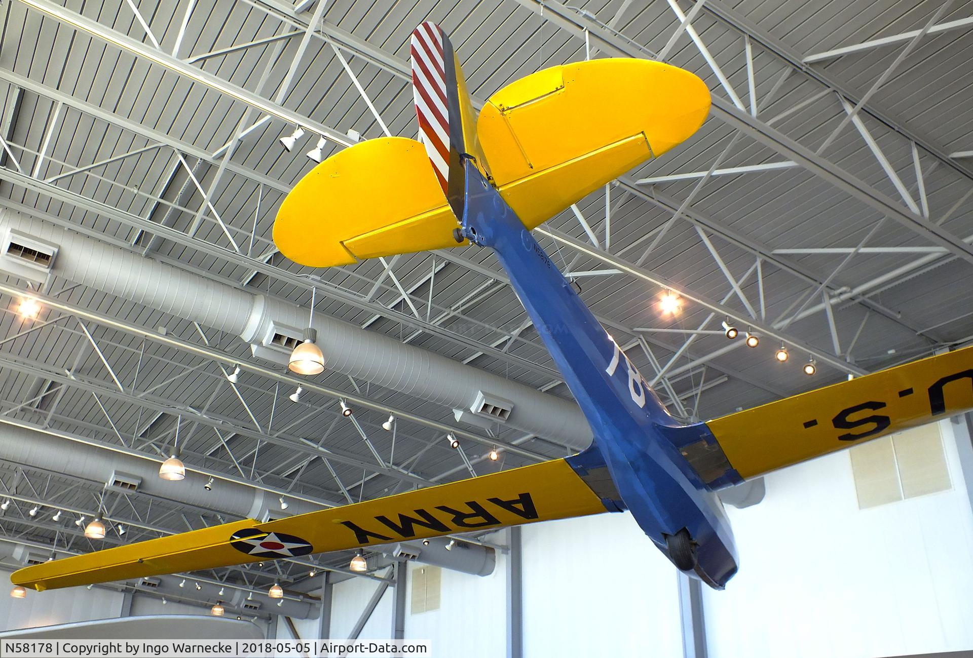 N58178, 1943 Laister-kauffman LK-10A C/N 129, Laister-Kauffman LK-10A (TG-4A) at the Silent Wings Museum, Lubbock TX