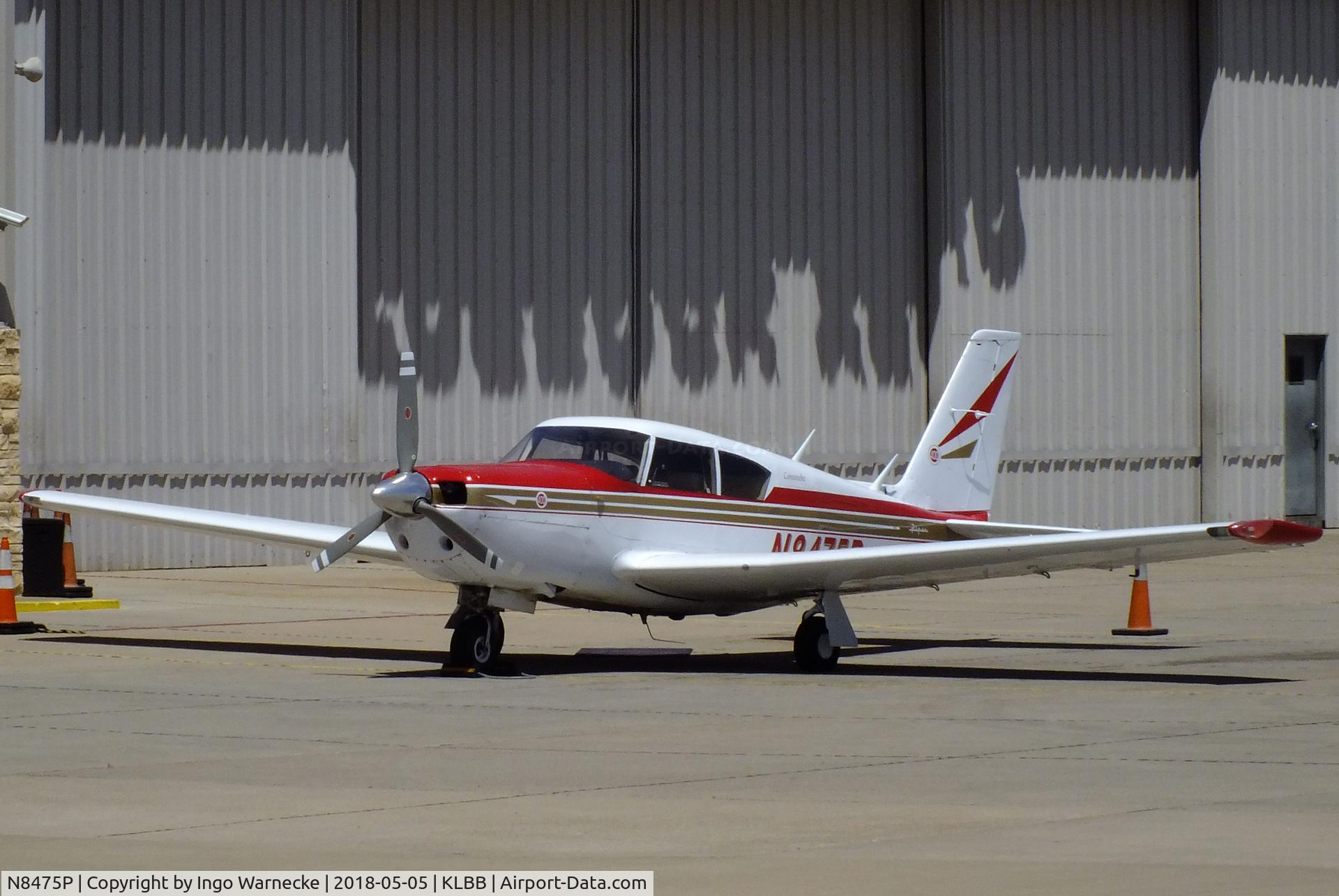 N8475P, 1964 Piper PA-24-400 Comanche 400 C/N 26-53, Piper PA-24-400 Comanche 400 at Lubbock Preston Smith Intl. Airport, Lubbock TX