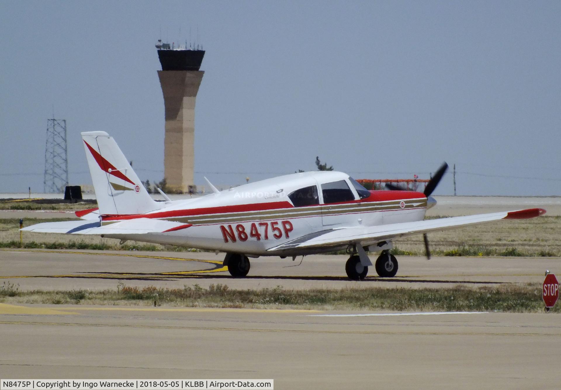 N8475P, 1964 Piper PA-24-400 Comanche 400 C/N 26-53, Piper PA-24-400 Comanche 400 at Lubbock Preston Smith Intl. Airport, Lubbock TX