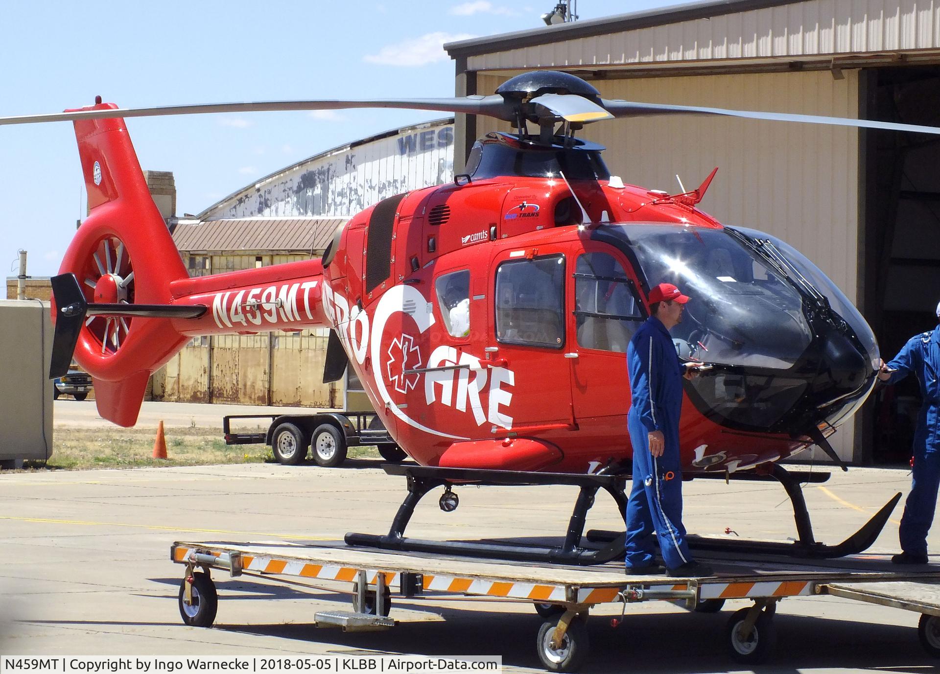 N459MT, Eurocopter EC-135P-2+ C/N 0928, Eurocopter EC135P2+ EMS of AeroCare at Lubbock Preston Smith Intl. Airport, Lubbock TX