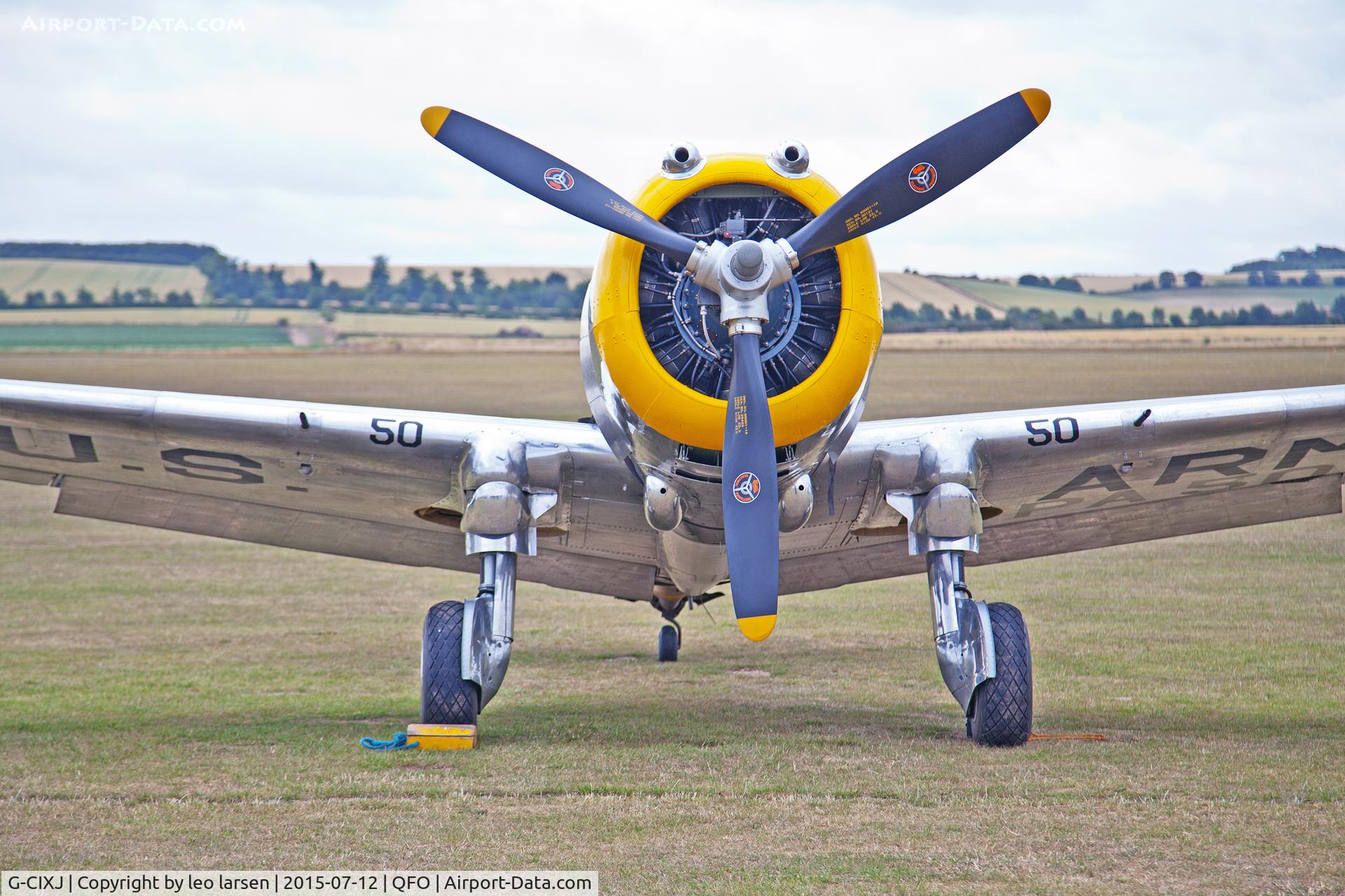 G-CIXJ, 1939 Curtiss P-36C Hawk C/N 38-210, Duxford 12.7.2015