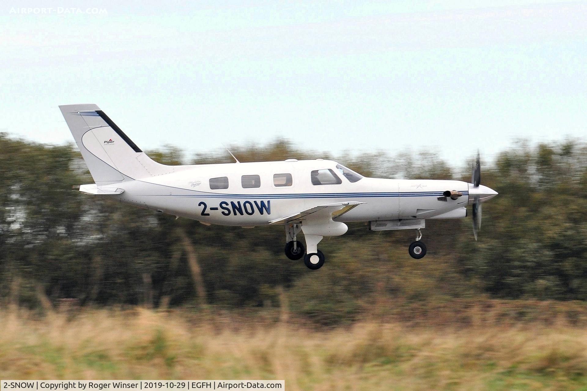 2-SNOW, 1998 Piper PA-46-350P Jetprop DLX Malibu Mirage C/N 46-36180, Visiting Malibu Mirage returning to base.