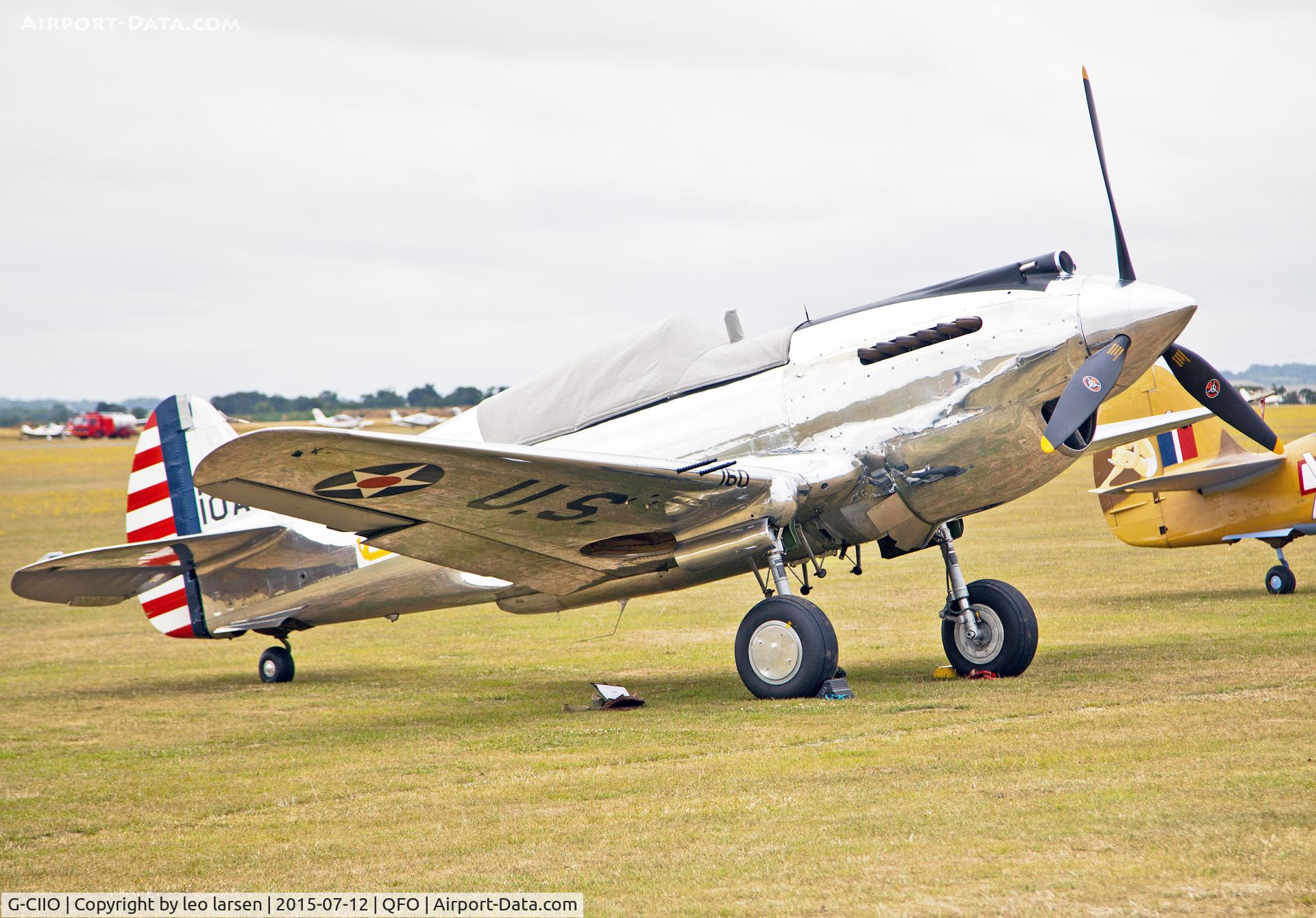G-CIIO, 1941 Curtiss P-40C Warhawk C/N 16161, Duxford 12.7.2015