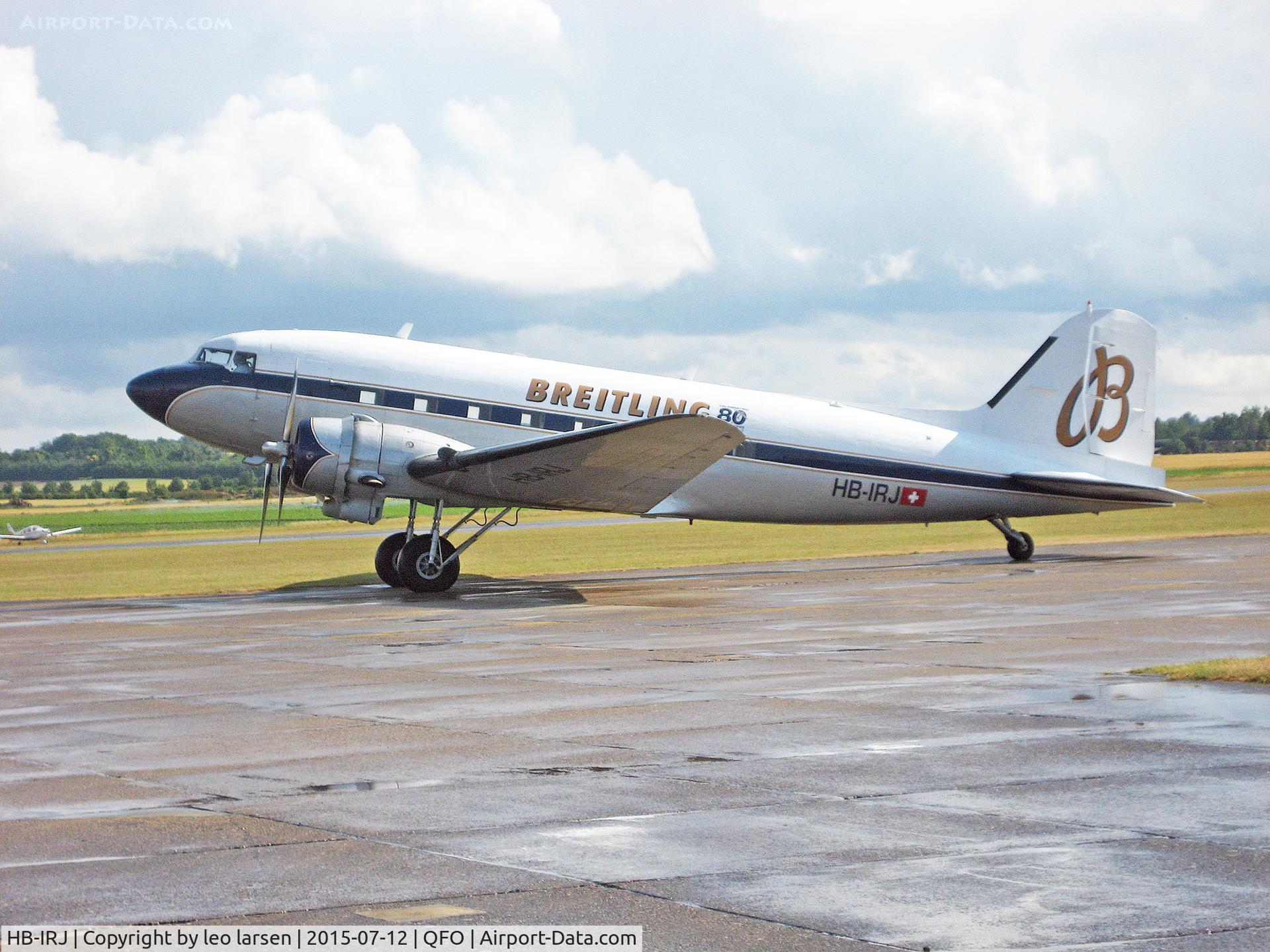 HB-IRJ, 1940 Douglas DC-3A-S4C4G C/N 2204, Duxford 12.7.2015