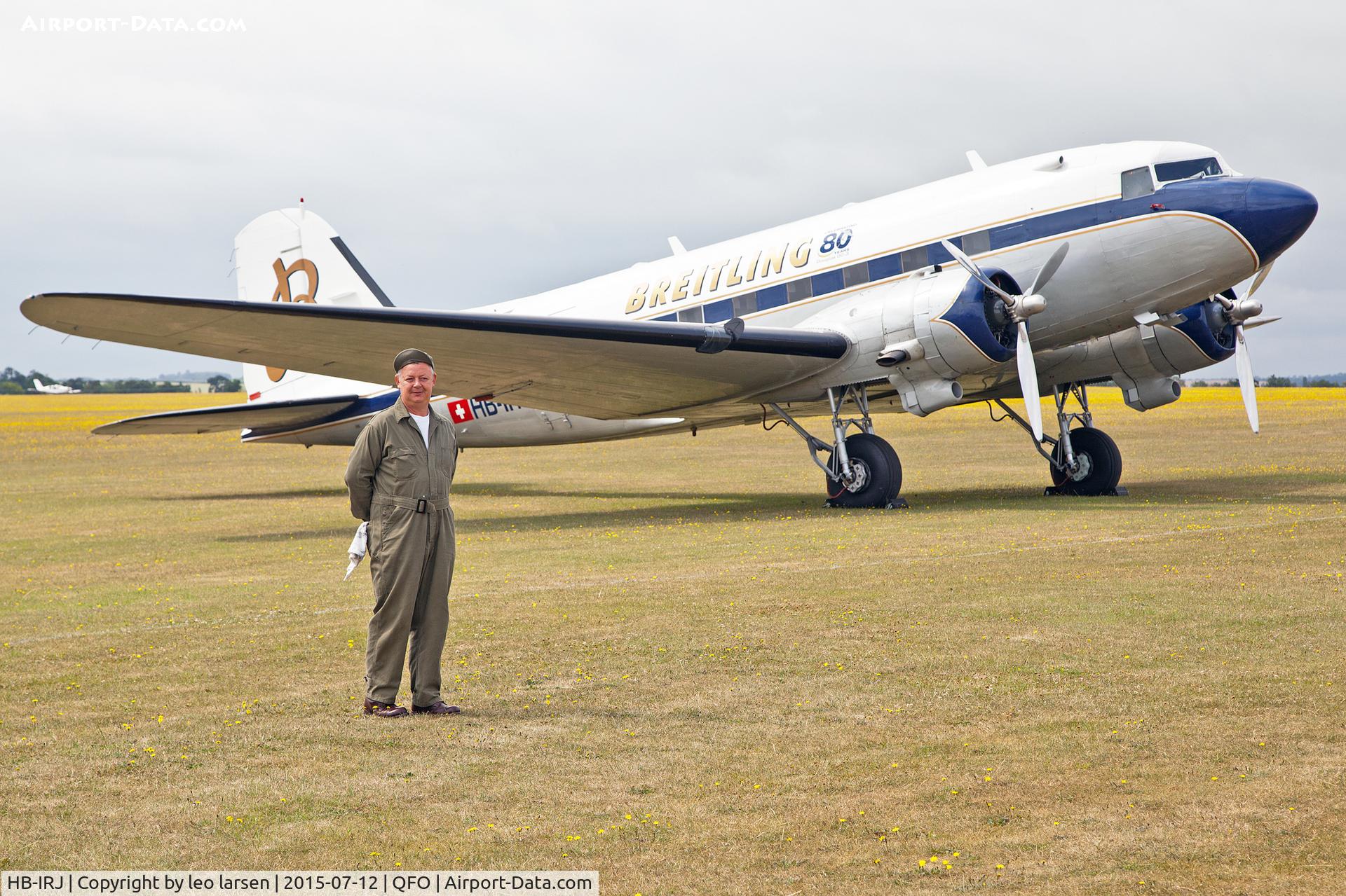 HB-IRJ, 1940 Douglas DC-3A-S4C4G C/N 2204, Duxford 12.7.2015