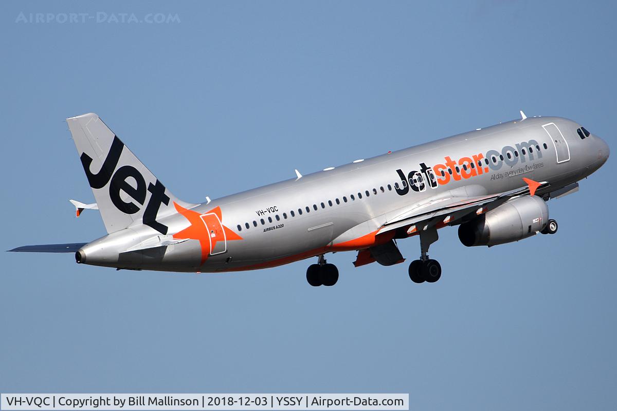 VH-VQC, 2008 Airbus A320-232 C/N 3668, UP N AWAY