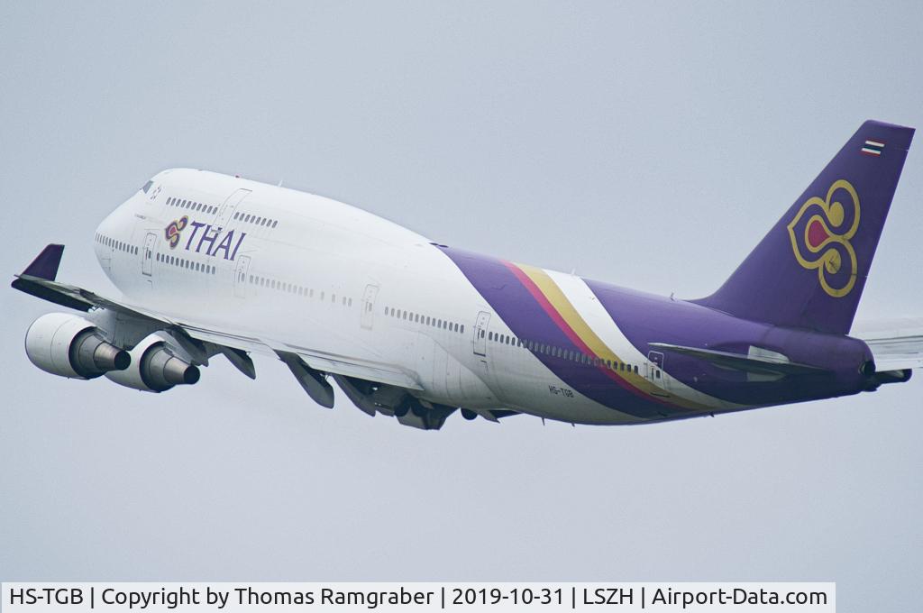HS-TGB, 2001 Boeing 747-4D7 C/N 32370, Thai Boeing 747-400
