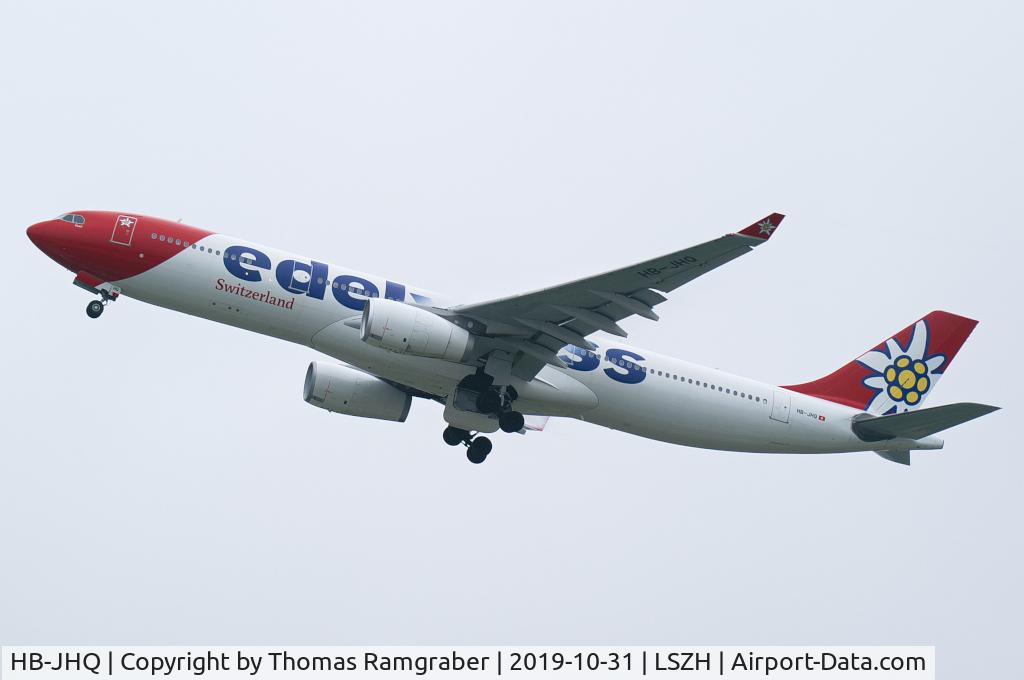 HB-JHQ, 2010 Airbus A330-343X C/N 1193, Edelweiss Air Airbus A330-300