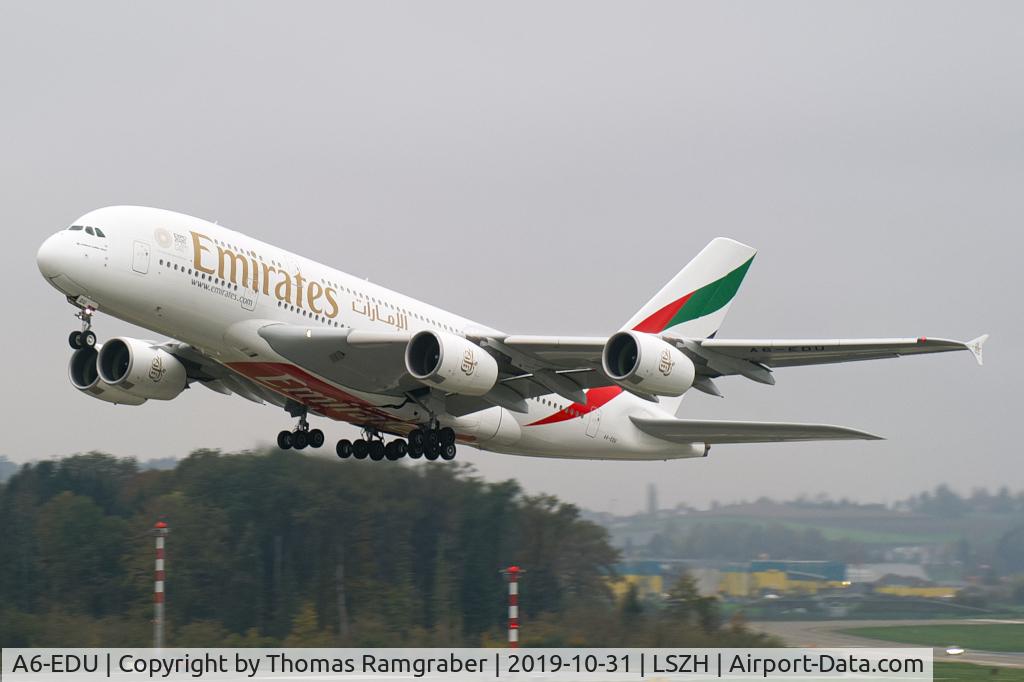 A6-EDU, 2011 Airbus A380-861 C/N 098, Emirates Airbus A380