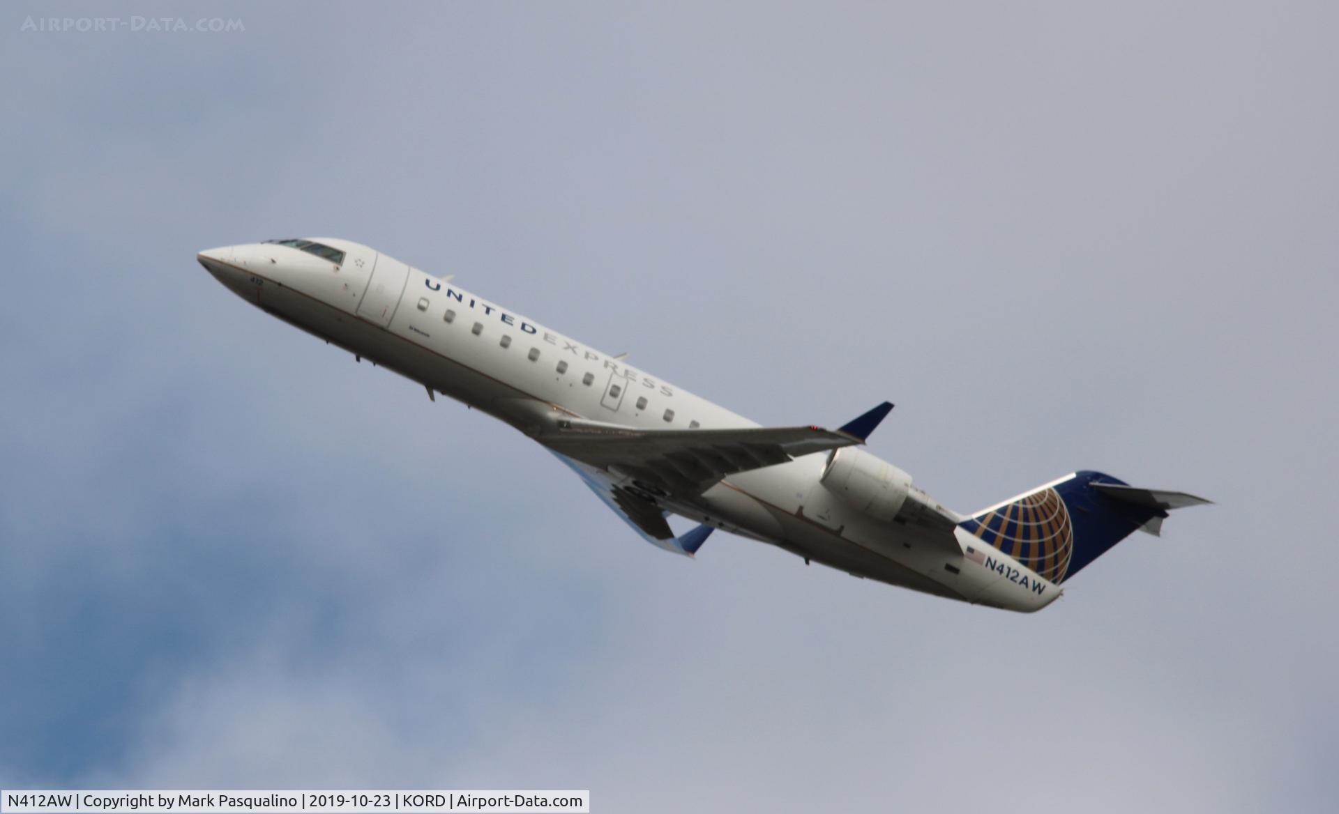 N412AW, 2001 Bombardier CRJ-200LR (CL-600-2B19) C/N 7582, CL-600-2B19