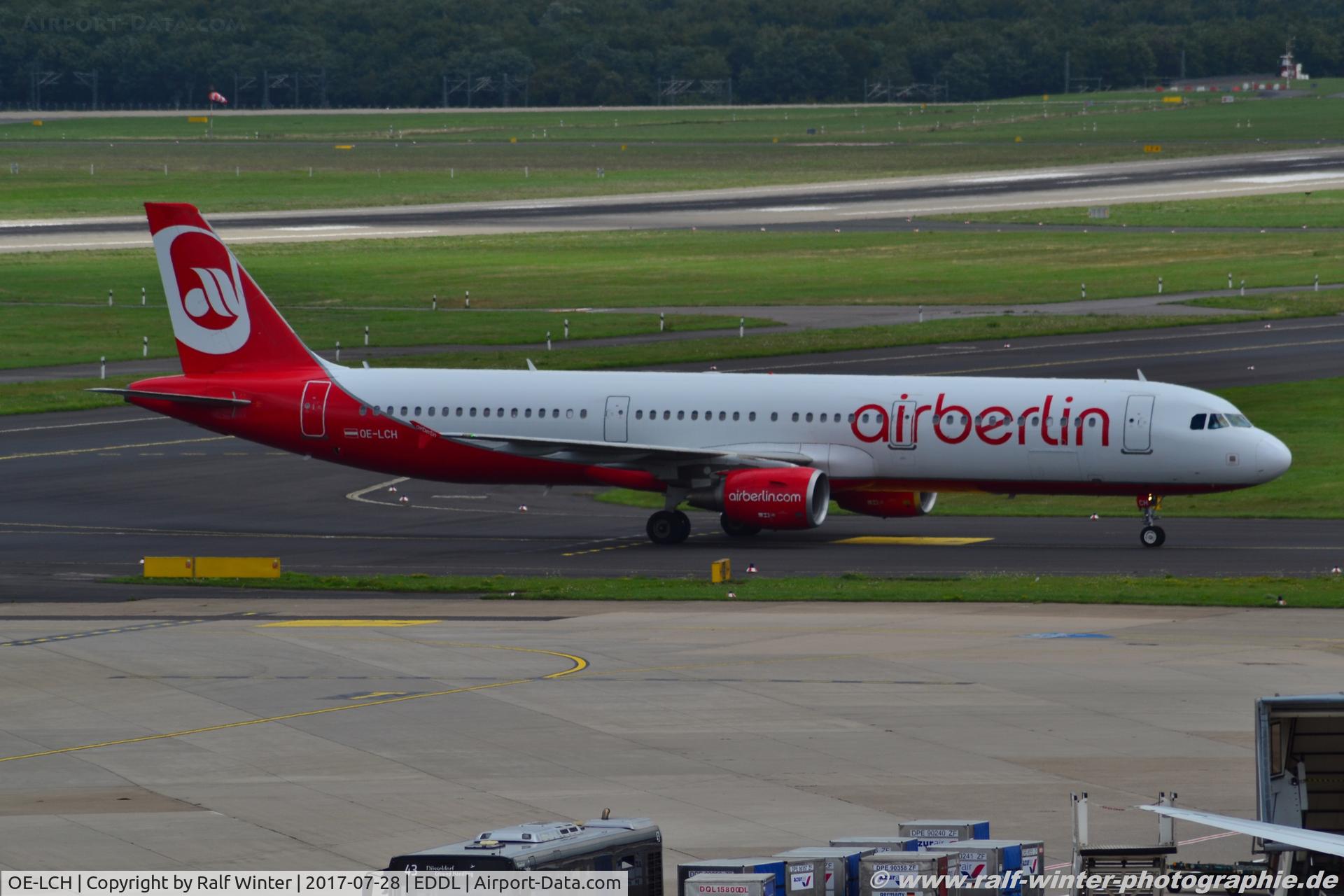 OE-LCH, 2011 Airbus A321-211 C/N 4728, Airbus A321-211 - HG NLY Niki Air Berlin livery - 4728 - OE-LCH - 28.07.2017 - DUS