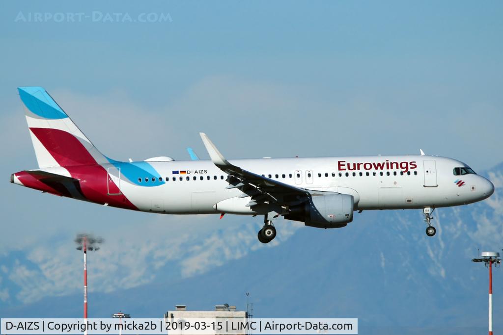 D-AIZS, 2013 Airbus A320-214 C/N 5557, Landing