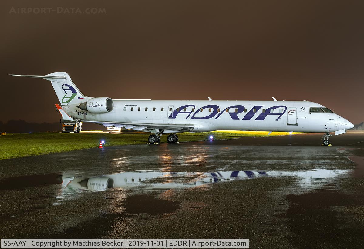 S5-AAY, 2003 Bombardier CRJ-701ER (CL-600-2C10) Regional Jet C/N 10080, S5-AAY
