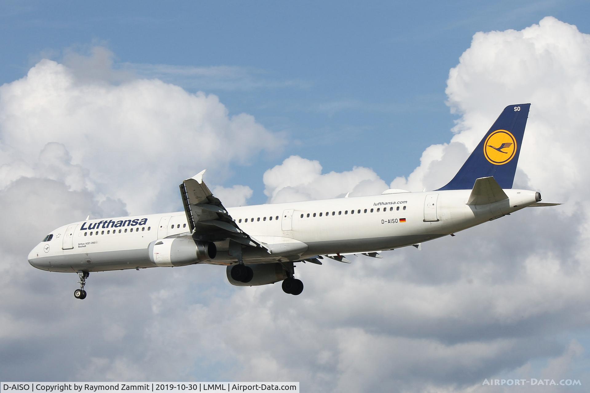 D-AISO, 2008 Airbus A321-231 C/N 3625, A321 D-AISO Lufthansa