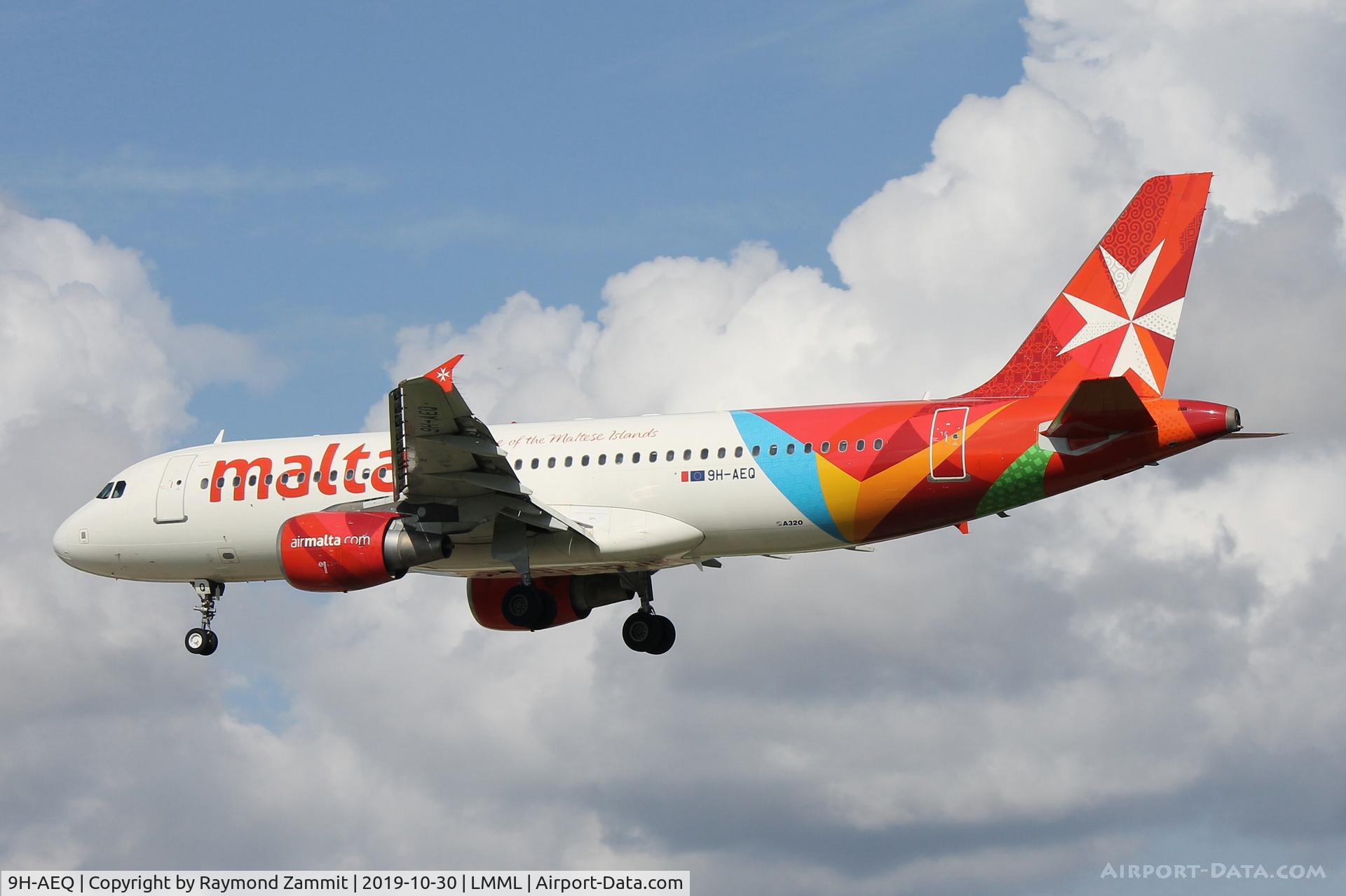 9H-AEQ, 2007 Airbus A320-214 C/N 3068, A320 9H-AEQ Air Malta