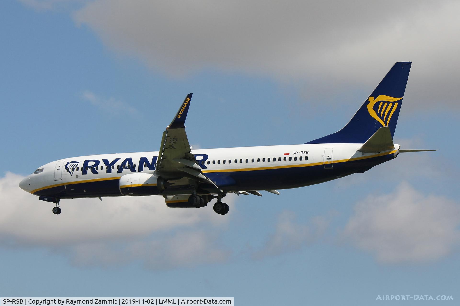 SP-RSB, 2018 Boeing 737-800 C/N 44832, B737-800 SP-RSB Ryanair Sun