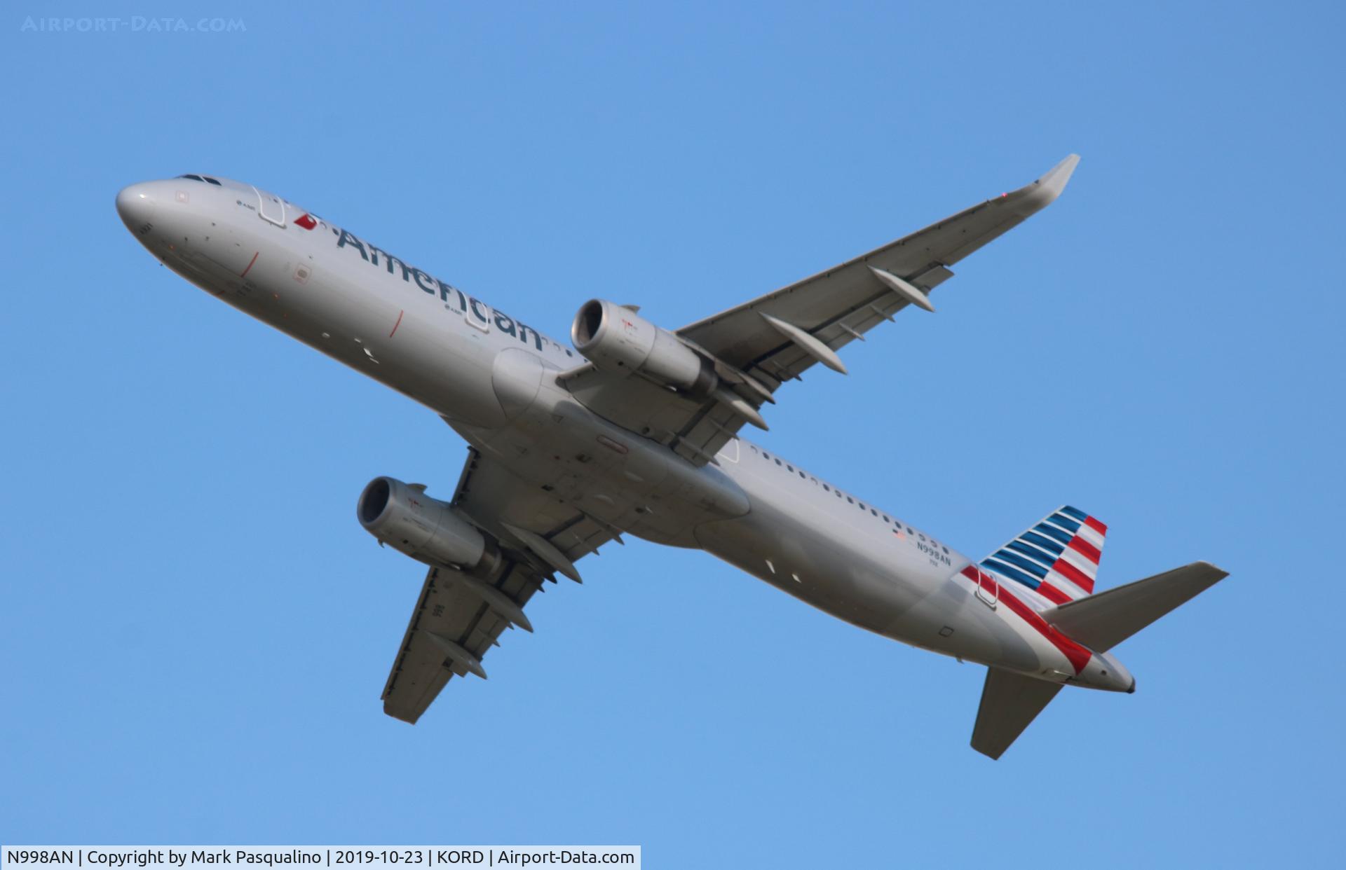 N998AN, 2017 Airbus A321-231 C/N 7509, Airbus A321-231