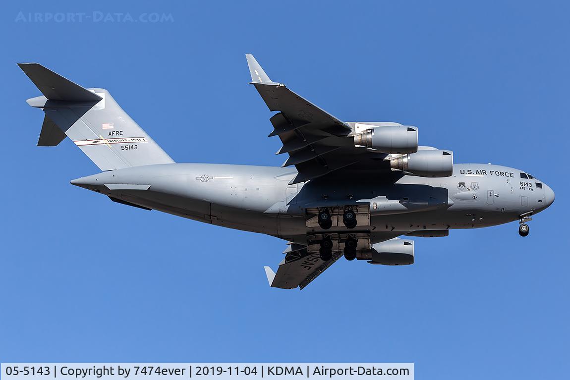 05-5143, 2005 Boeing C-17A Globemaster III C/N 50151/F150/P143, RHINO92