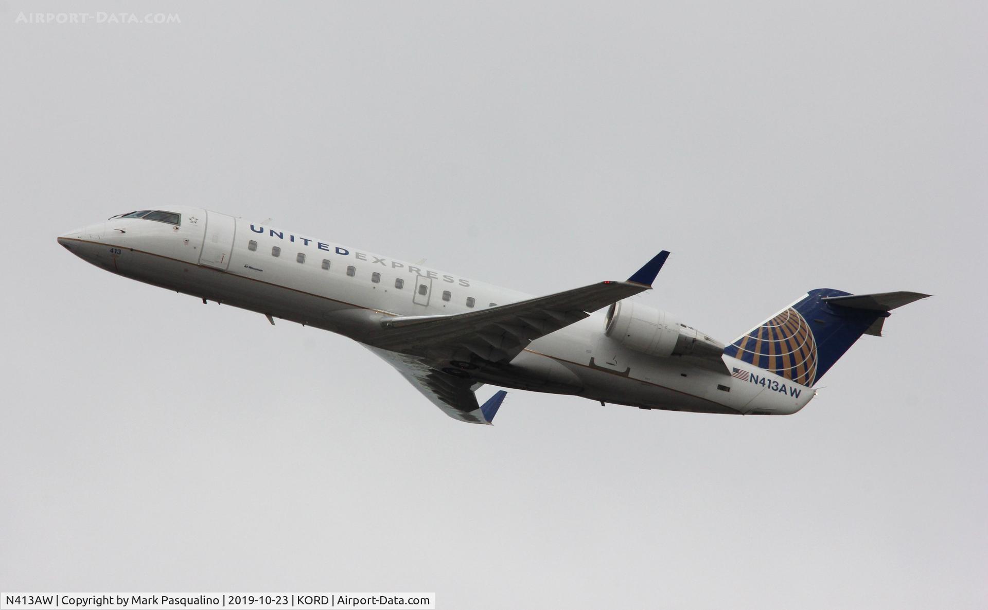 N413AW, 2001 Canadair CRJ-200LR (CL-600-2B19) C/N 7585, CL-600-2B19