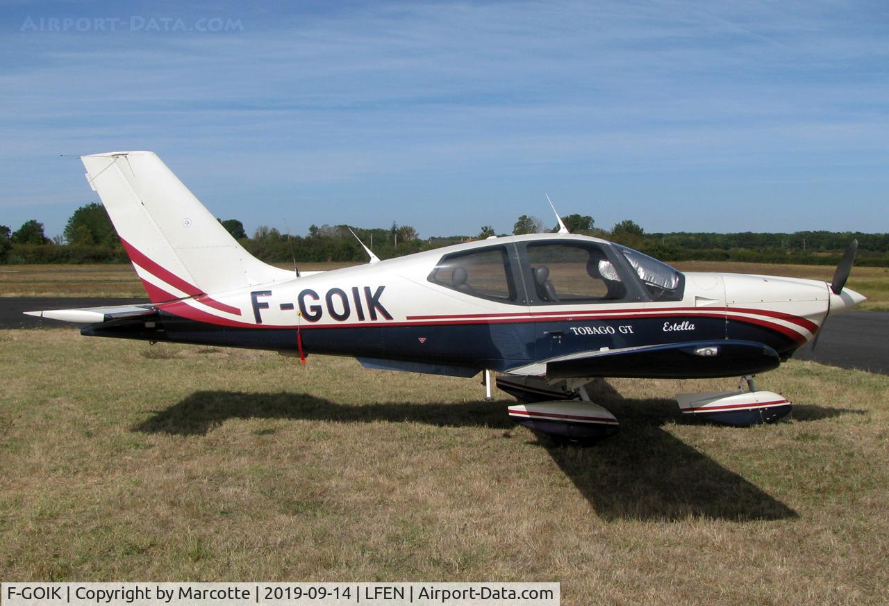 F-GOIK, Socata TB-10 Tobago C/N 2203, On stopover @Sorigny.