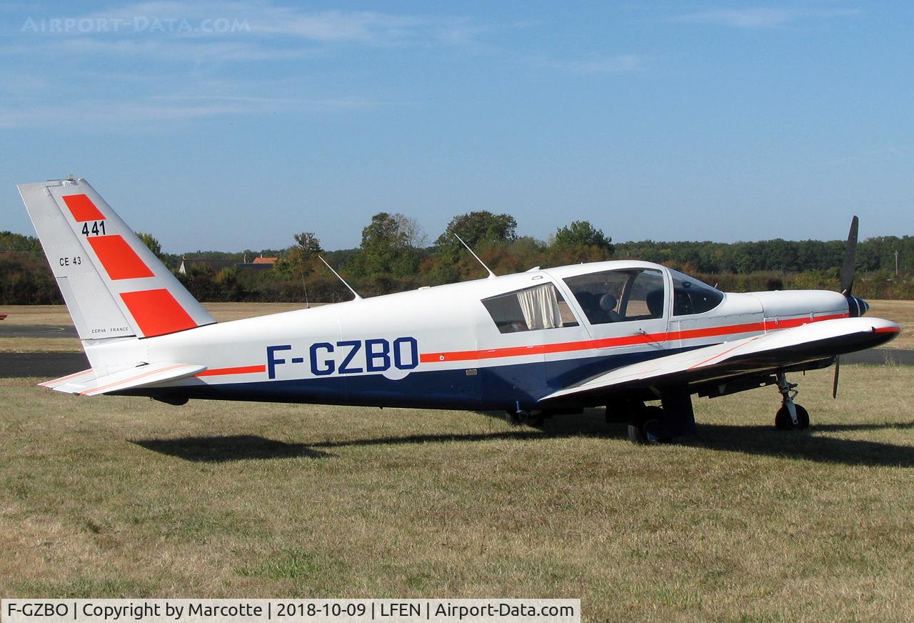 F-GZBO, Wassmer (Cerva) CE-43 Guepard C/N 441, On stopover @Sorigny.