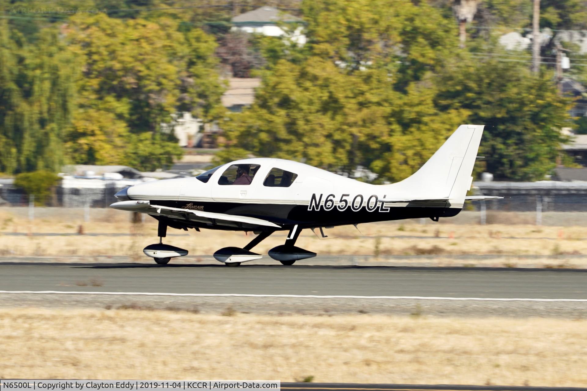 N6500L, 2001 Lancair LC-40-550FG C/N 40027, Buchanan Field Concord California 2019.