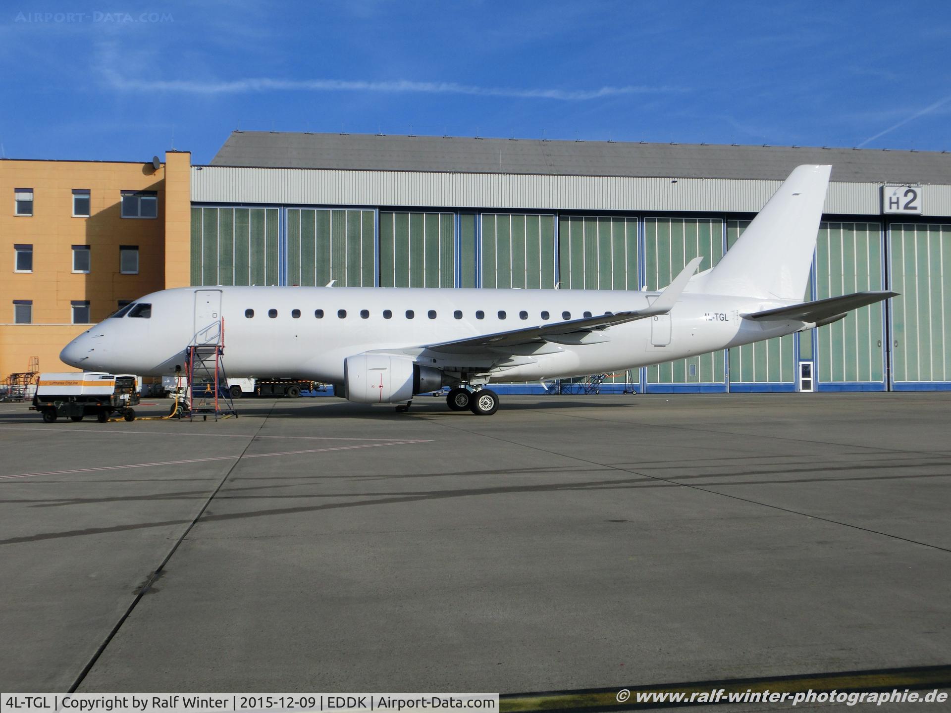4L-TGL, 2005 Embraer 170LR (ERJ-170-100LR) C/N 17000093, Embraer ERJ-170LR (ERJ-170-100 LR)- A9 TGZ Georgian Airways - 23859 - 4L-TGL - 09.12.2015 - CGN