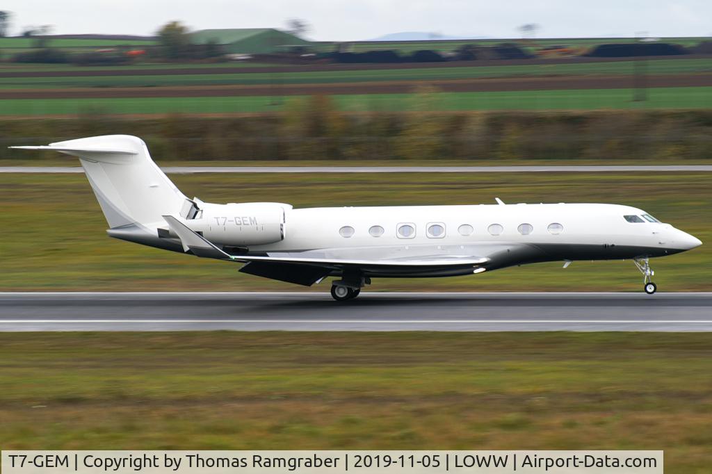T7-GEM, 2019 Gulfstream Aerospace G650 (G-VI) C/N 6377, private Gulfstream G650