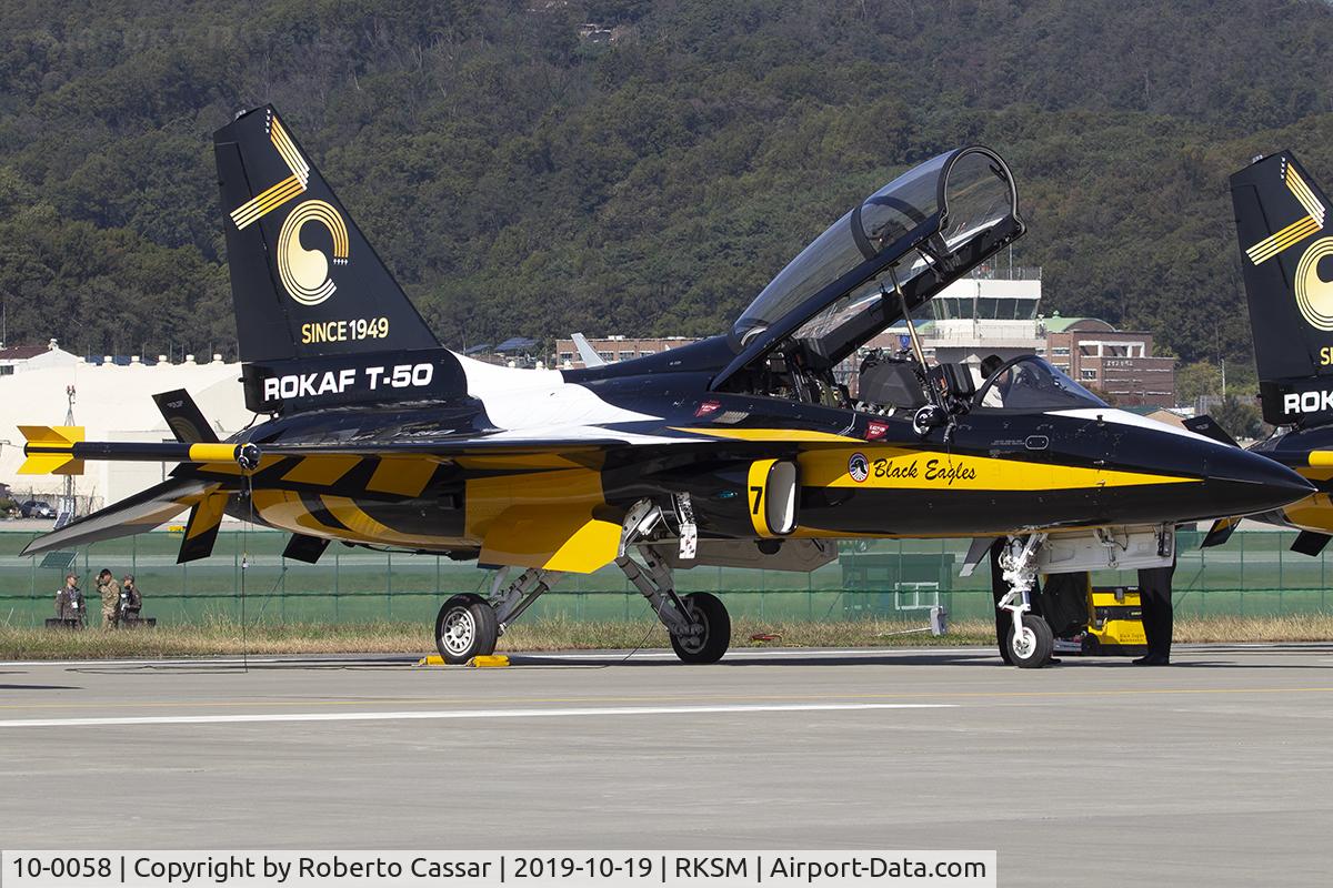 10-0058, Korean Aerospace Industries T-50B Golden Eagle C/N KA-058, Seoul ADEX 2019
