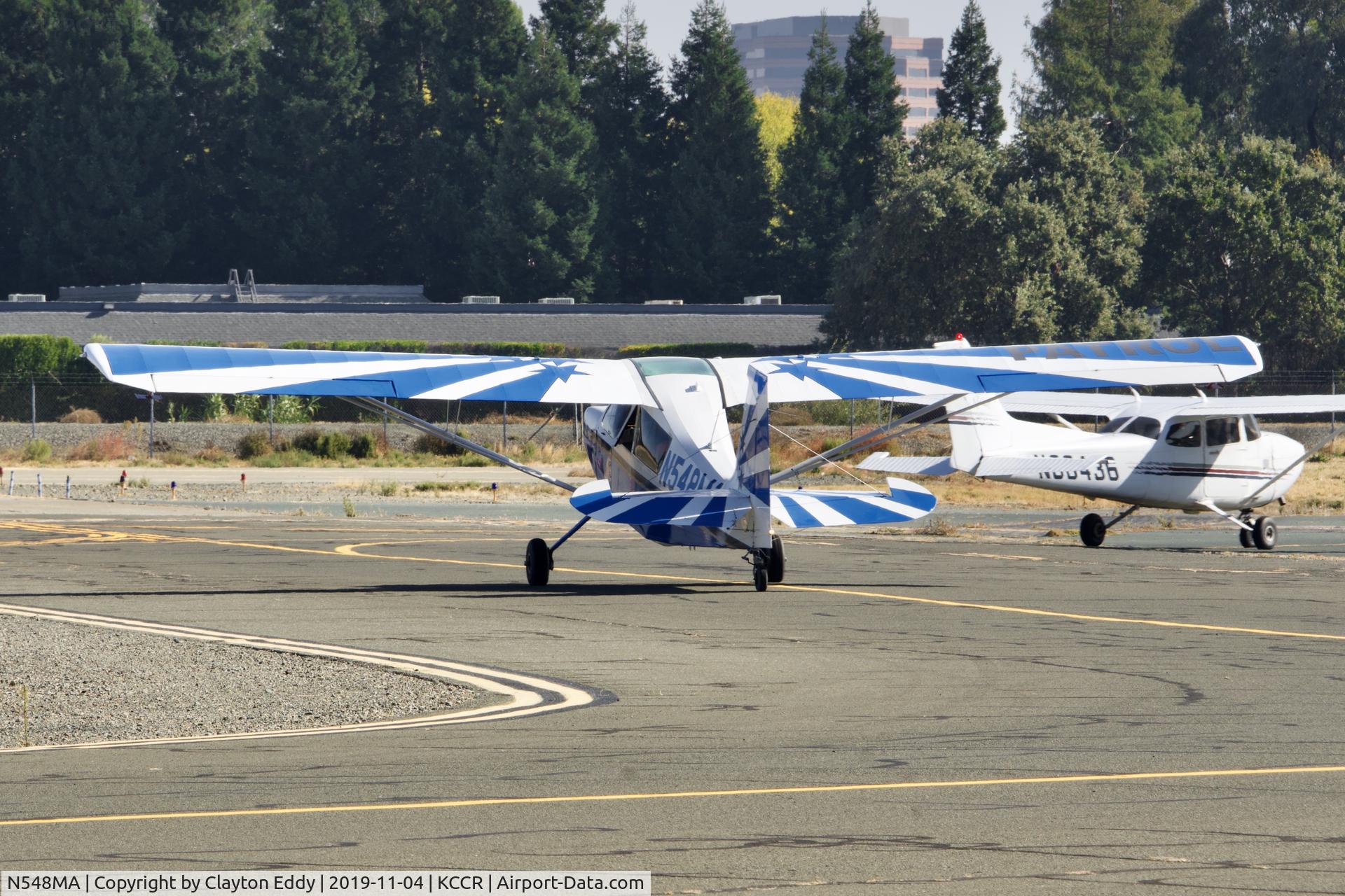 N548MA, 2006 American Champion 7GCAA Citabria C/N 507-2006, Buchanan Field Concord California 2019.