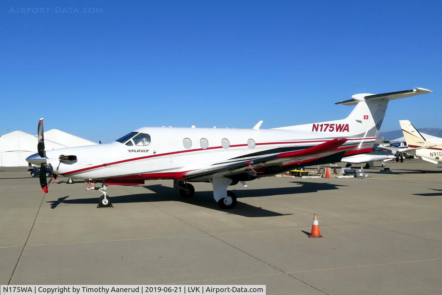 N175WA, 2017 Pilatus PC-12/47E C/N 1750, 2017 Pilatus PC-12/47E, c/n: 1750, 2019 Livermore AOPA Fly-In