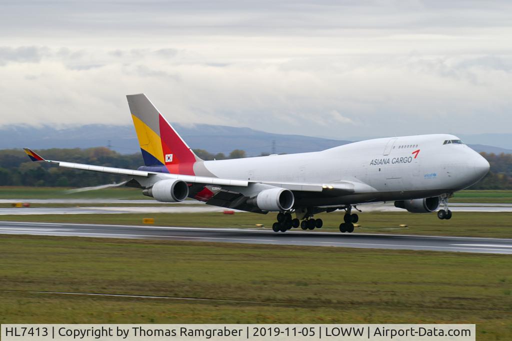 HL7413, 1991 Boeing 747-48ESF C/N 25405, Asiana Cargo Boeing 747-400