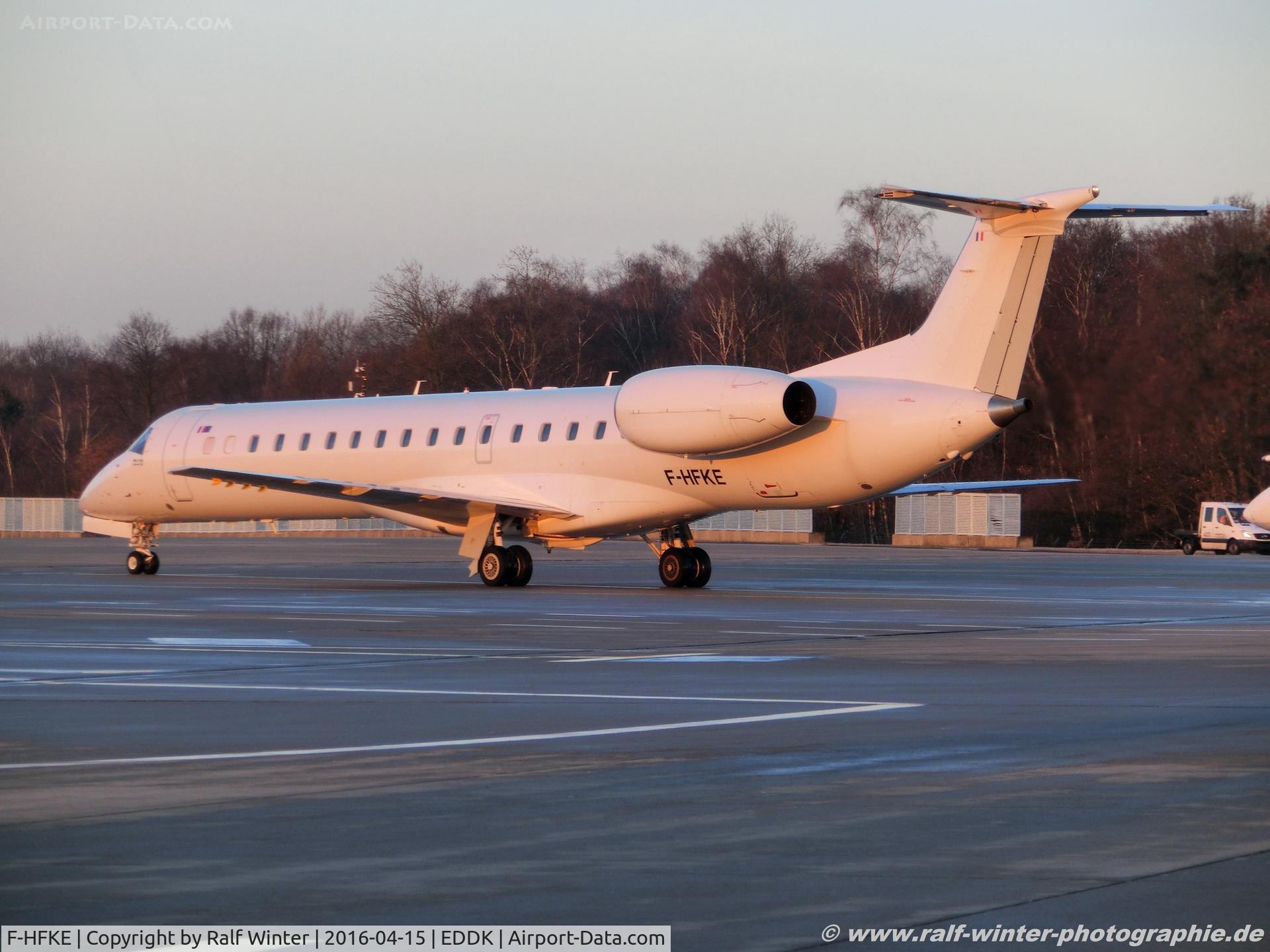 F-HFKE, 2000 Embraer ERJ-145LR (EMB-145LR) C/N 145299, Embraer ERJ-145LR - Enhance Aero Maintenance SAS - 145299 - F-HFKE - 15.04.2016 - CGN