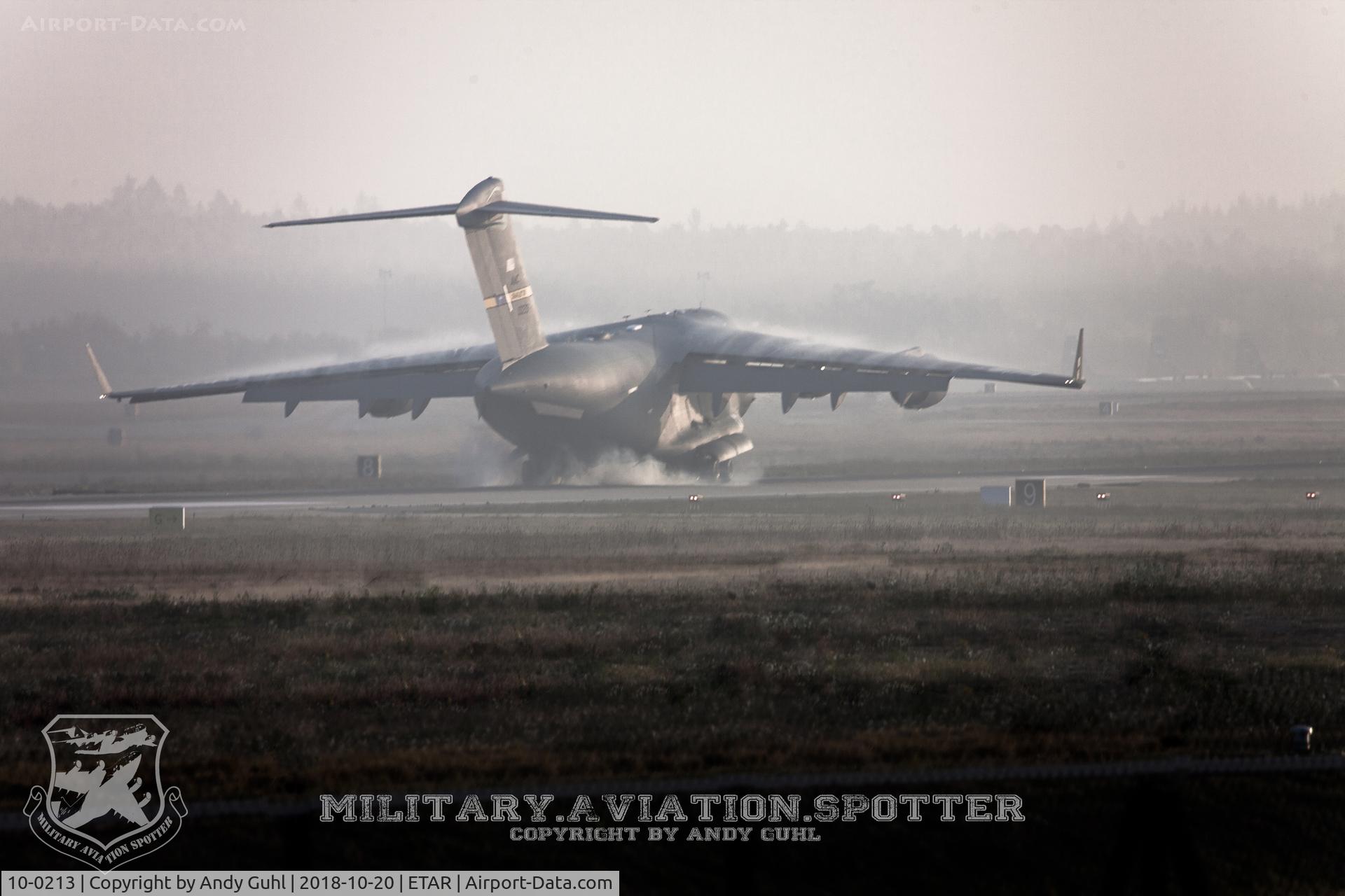 10-0213, 2010 Boeing C-17A Globemaster III C/N 50242, Foggy morning