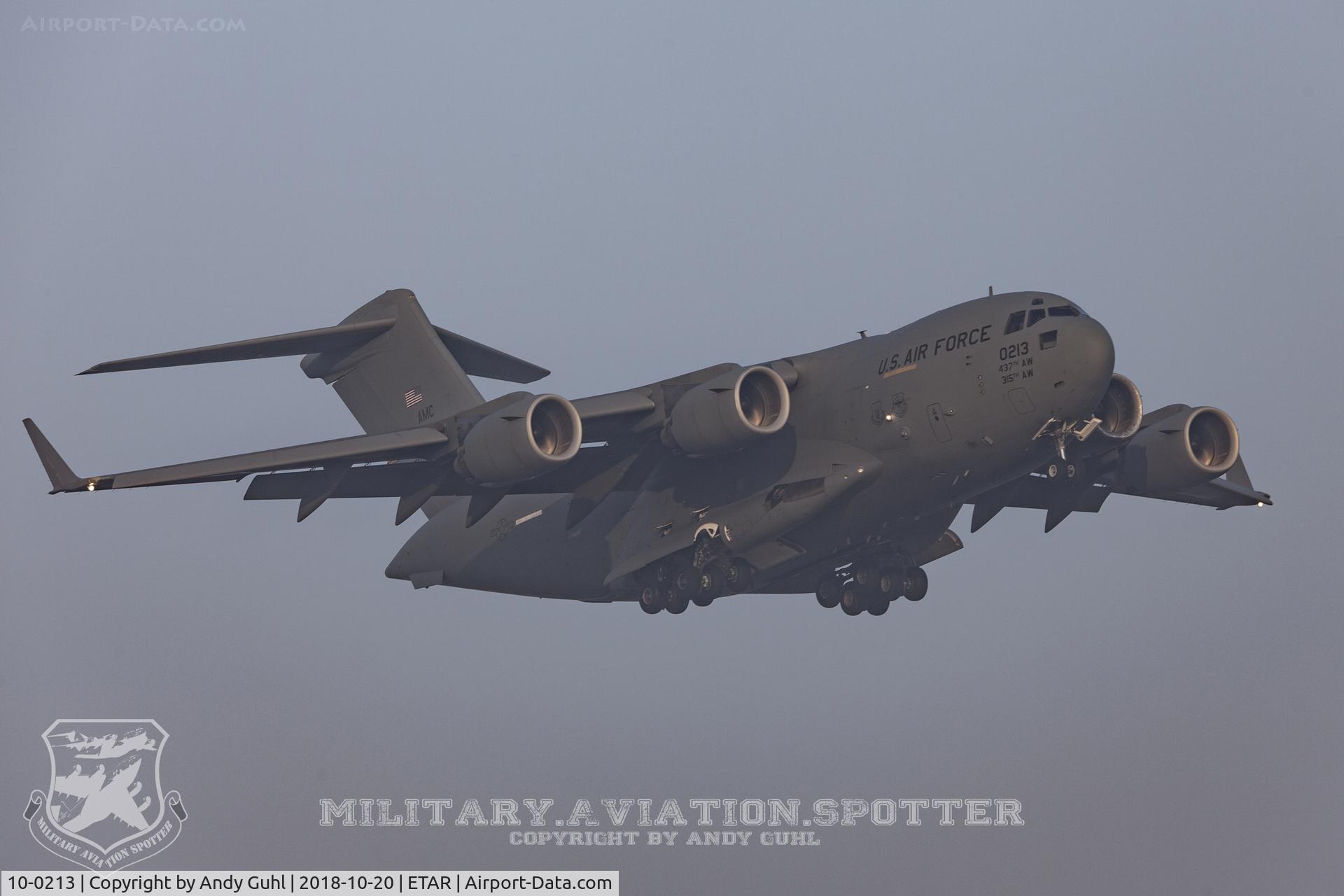 10-0213, 2010 Boeing C-17A Globemaster III C/N 50242, Foggy morning