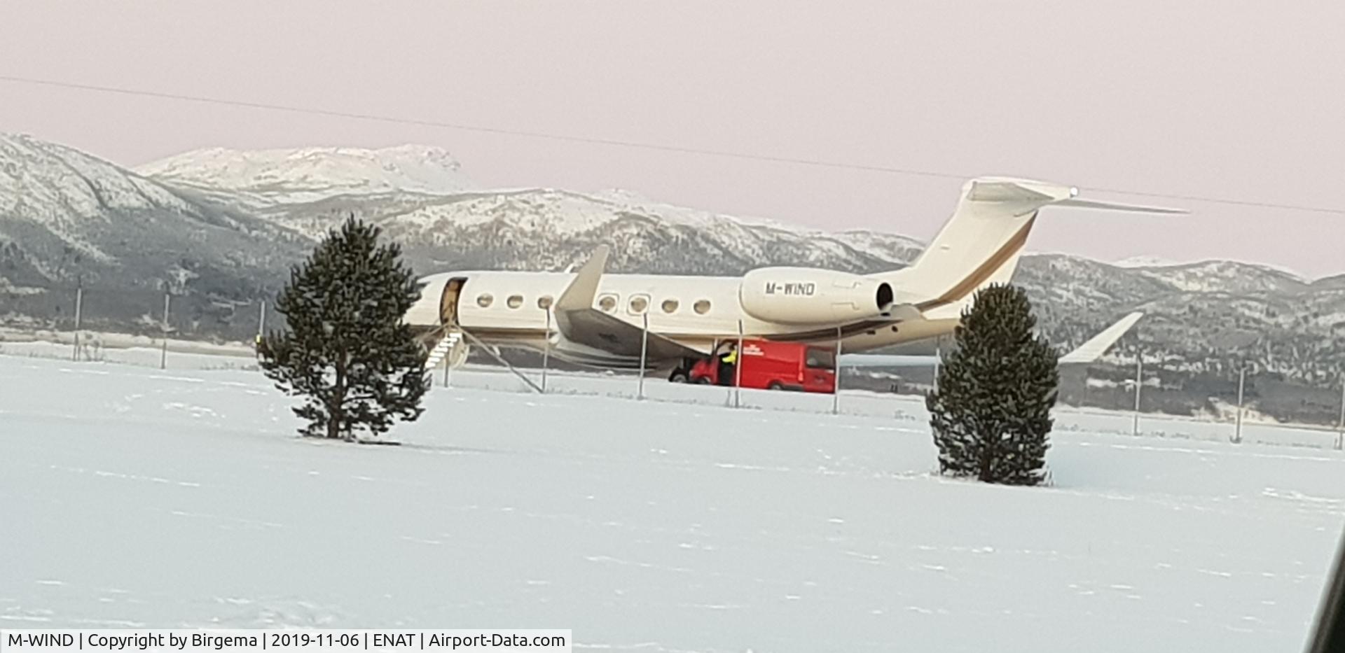M-WIND, 2014 Gulfstream Aerospace G650 (G-VI) C/N 6080, Cold day in Alta  -12 degree C