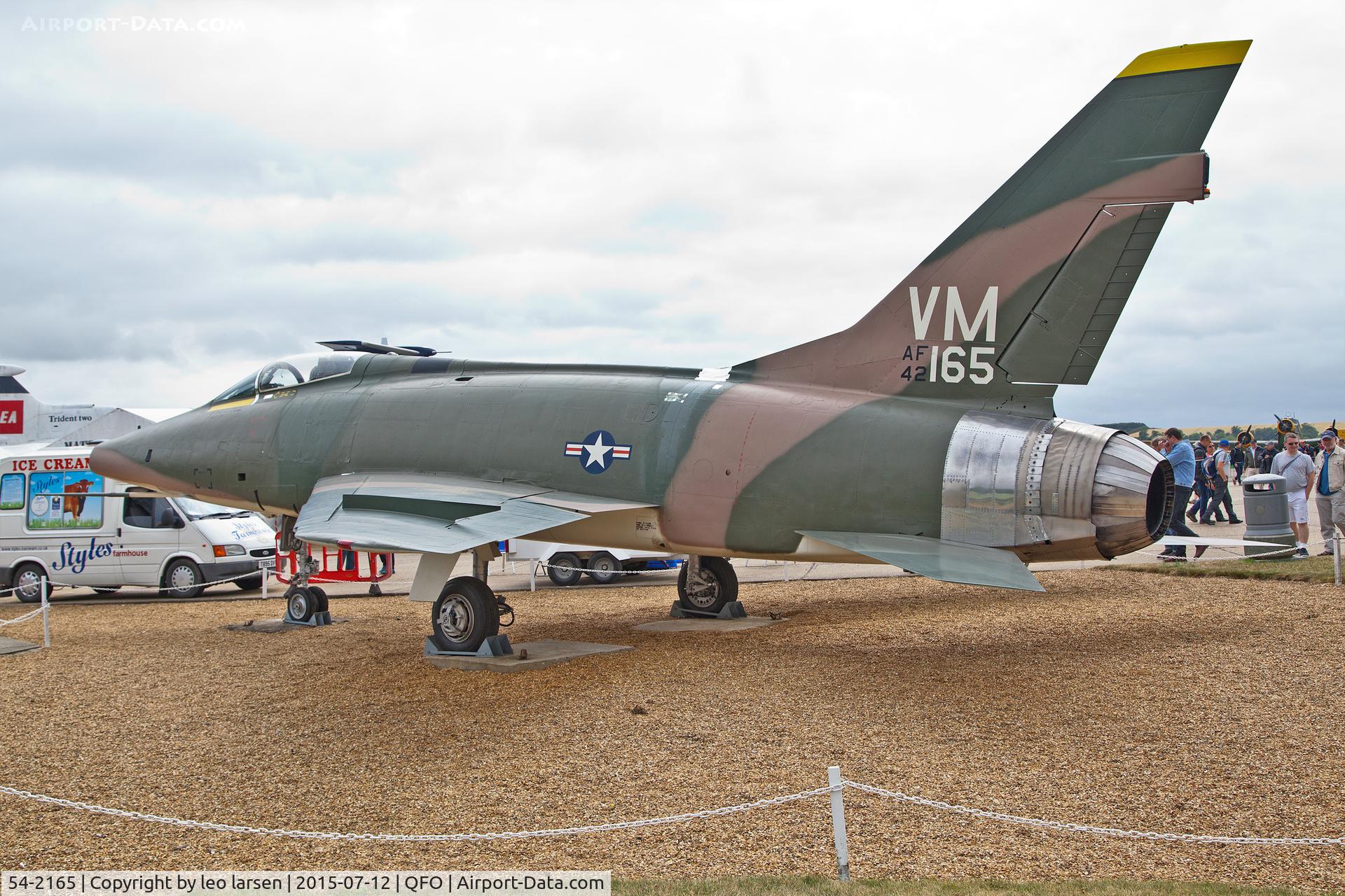 54-2165, North American F-100D Super Sabre C/N 223-45, Duxford 12.7.2015