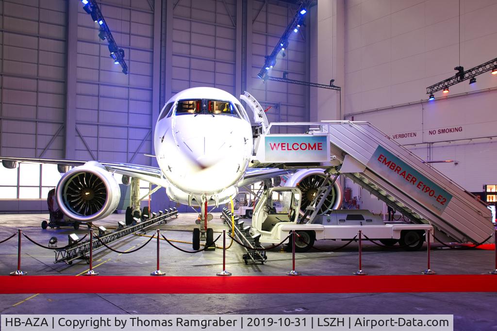 HB-AZA, 2019 Embraer 190-E2 (ERJ-190-300) C/N 19020022, Helvetic Airways Embraer 190 E2