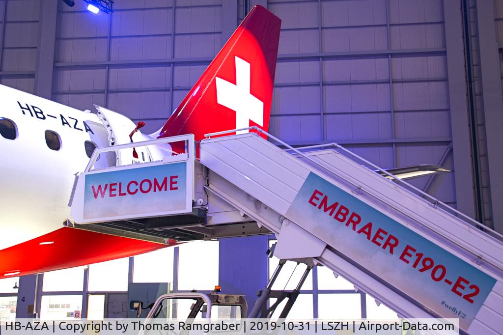 HB-AZA, 2019 Embraer 190-E2 (ERJ-190-300) C/N 19020022, Helvetic Airways Embraer 190 E2