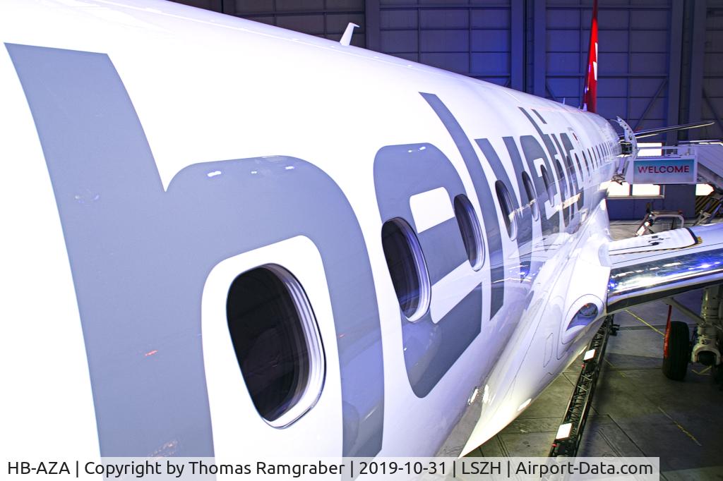 HB-AZA, 2019 Embraer 190-E2 (ERJ-190-300) C/N 19020022, Helvetic Airways Embraer 190 E2