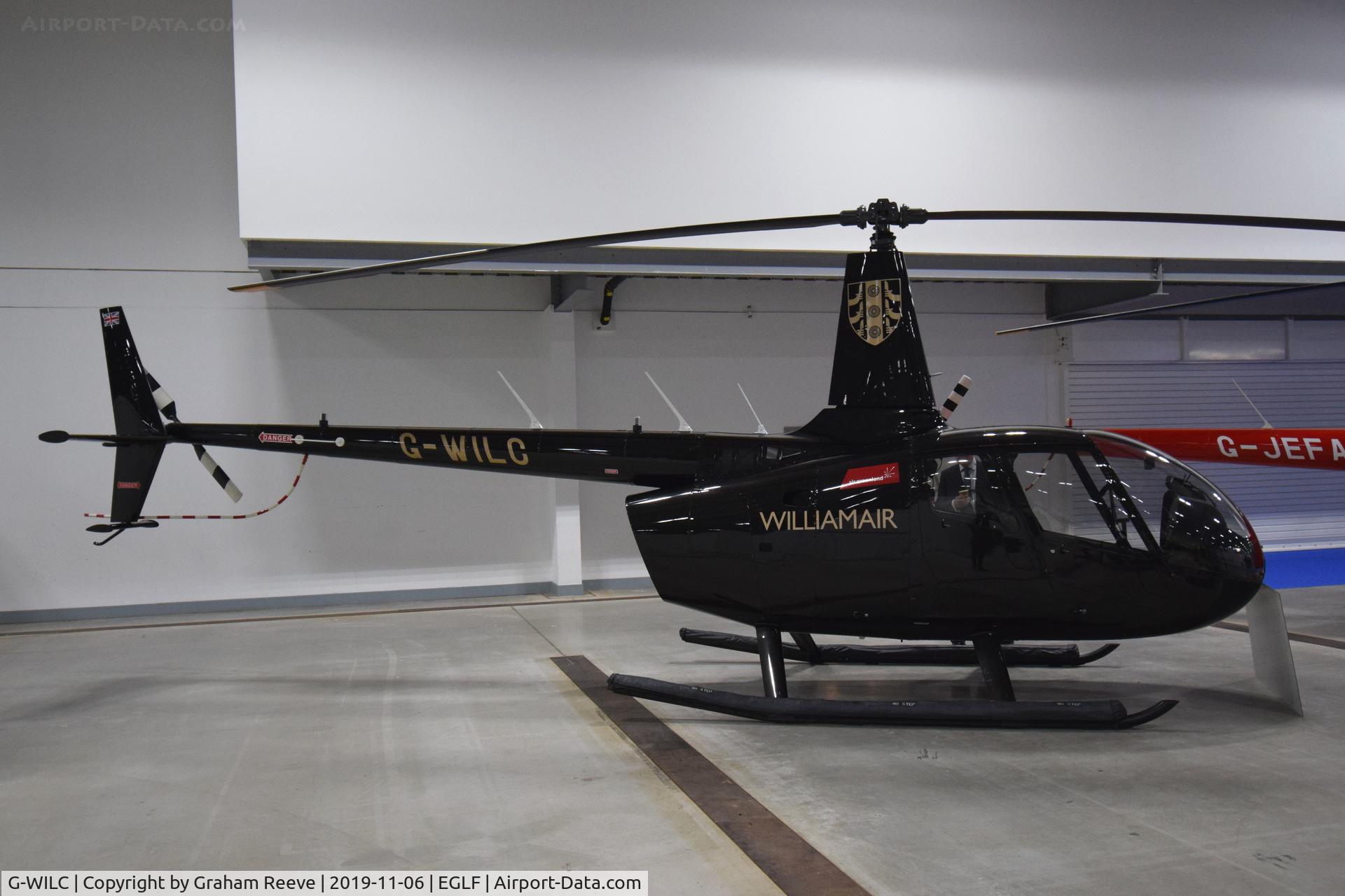 G-WILC, 2019 Robinson R66 Turbine C/N 0932, On display at, Vertical Flight Expo - 2019.