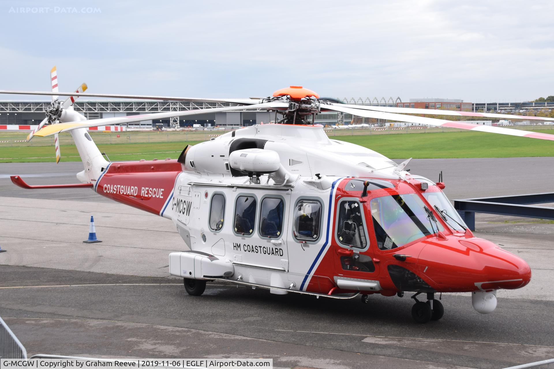 G-MCGW, 2018 Leonardo AW189 C/N 92009, On display at, Vertical Flight Expo - 2019.
