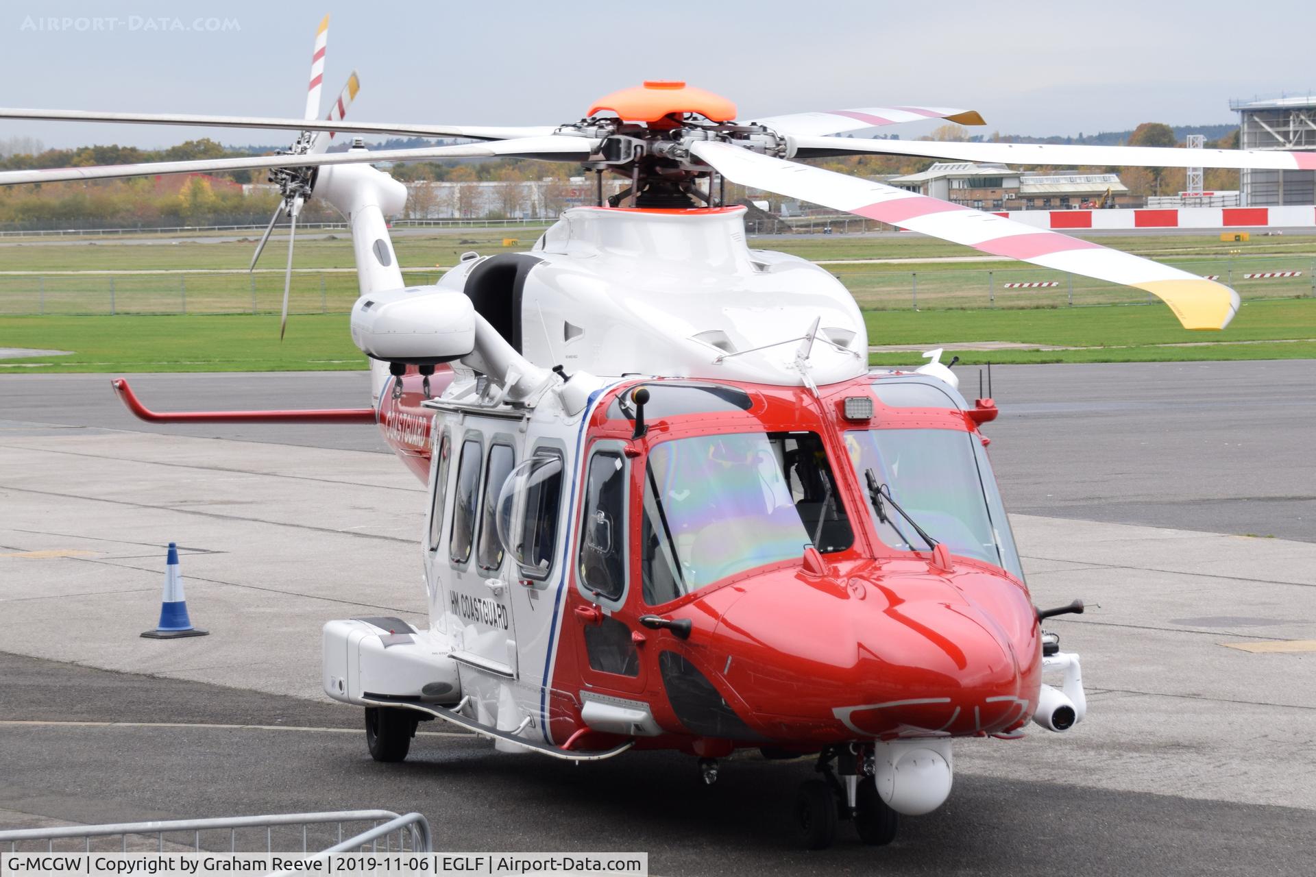 G-MCGW, 2018 Leonardo AW189 C/N 92009, On display at, Vertical Flight Expo - 2019.