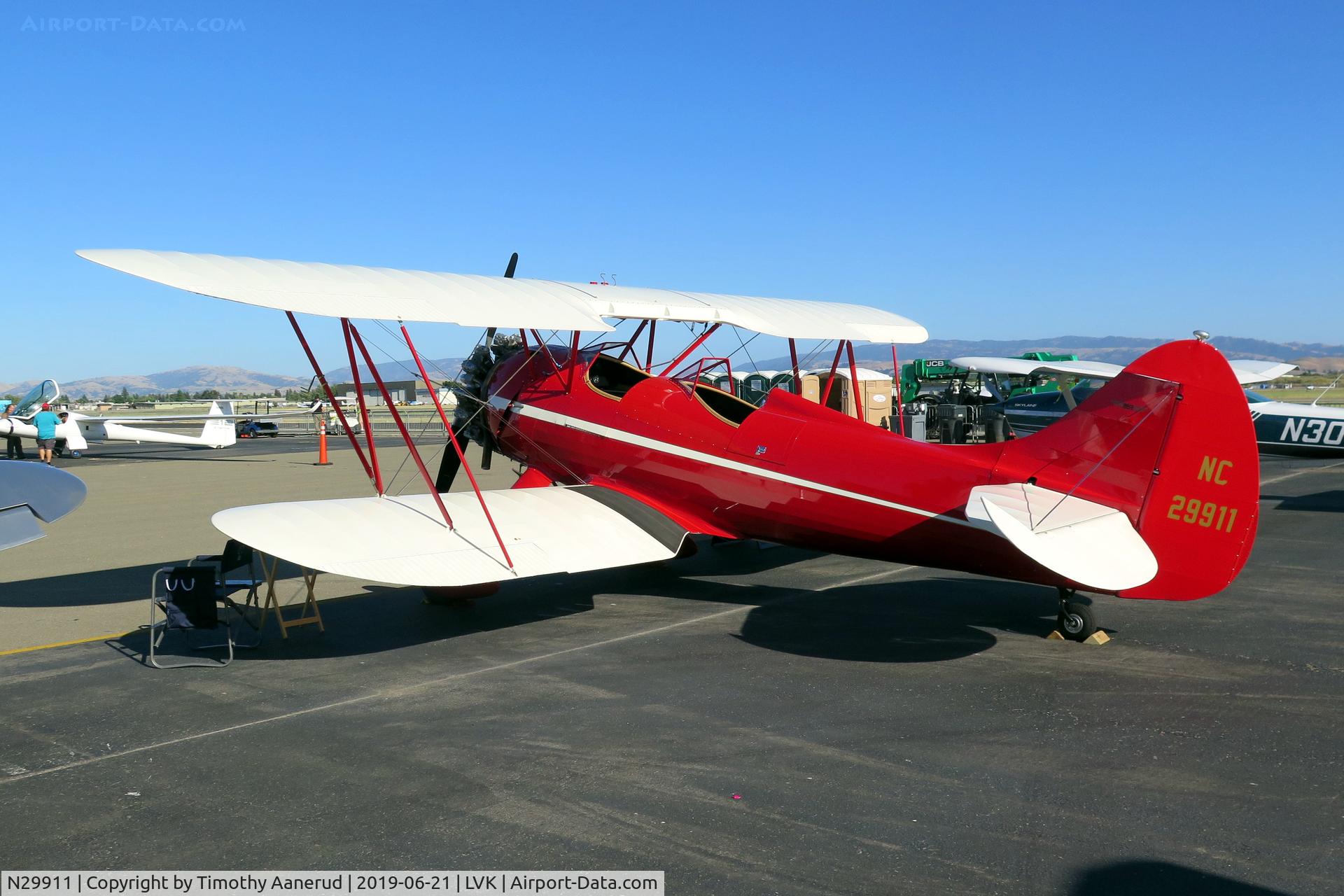 N29911, 1940 Waco UPF-7 C/N 5408, 1940 Waco UPF-7, c/n: 5408, 2019 AOPA Livermore Fly-In